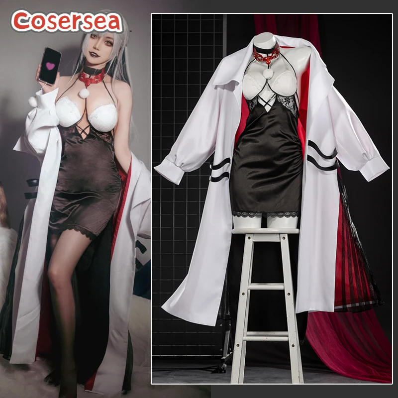

Cosersea Eleven Cosplay Costume Game Path to Nowhere Eleven Role Play Halloween Women Dress Uniform Party Suit Outfit Fullset