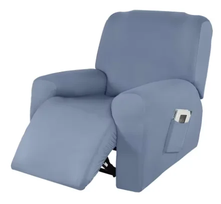 

1Set Sofa Chair Cover Waterproof Solid Color Stretch Slipcover Armchair Protector with Sofa Cover for Living Room