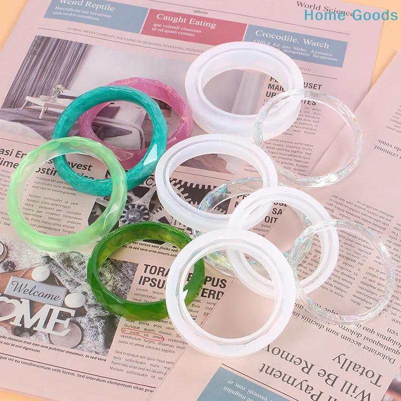 Resin Bangle Bracelet - 1Pc Silicone Bangle Mold Round Silicone