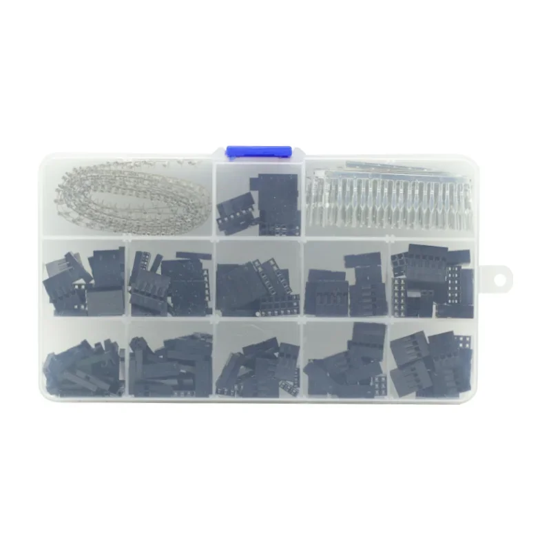 620pcs Dupont Connector 2.54mm, Dupont Cable Jumper Wire Pin Header Housing Kit Male Crimp Pin+Female Pin Terminal Connector new