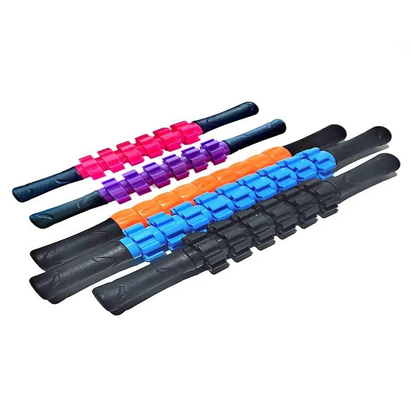 1Pcs Yoga Massage Stick Roller Fitness Body Massage Roller Body Massager For Relieving Muscle Soreness Massage Fitness Sticks
