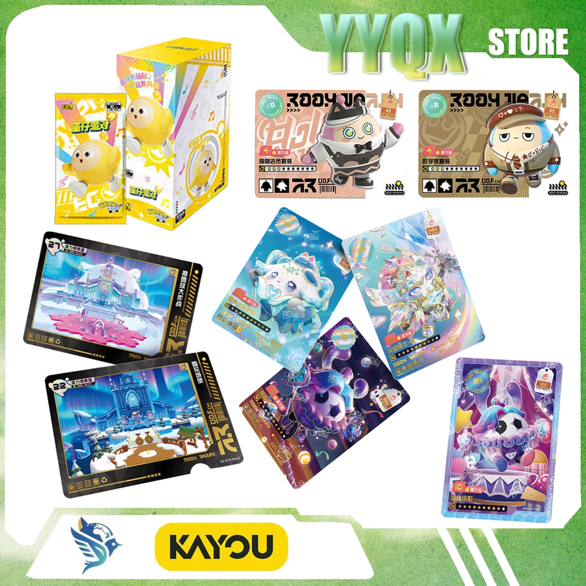 

KAYOU 2026 Новинка: Коллекционные сувениры Eggy Party – анимация, мультфильмы, комиксы, подарки-сюрпризы, милые игры, украшения, редкие предметы