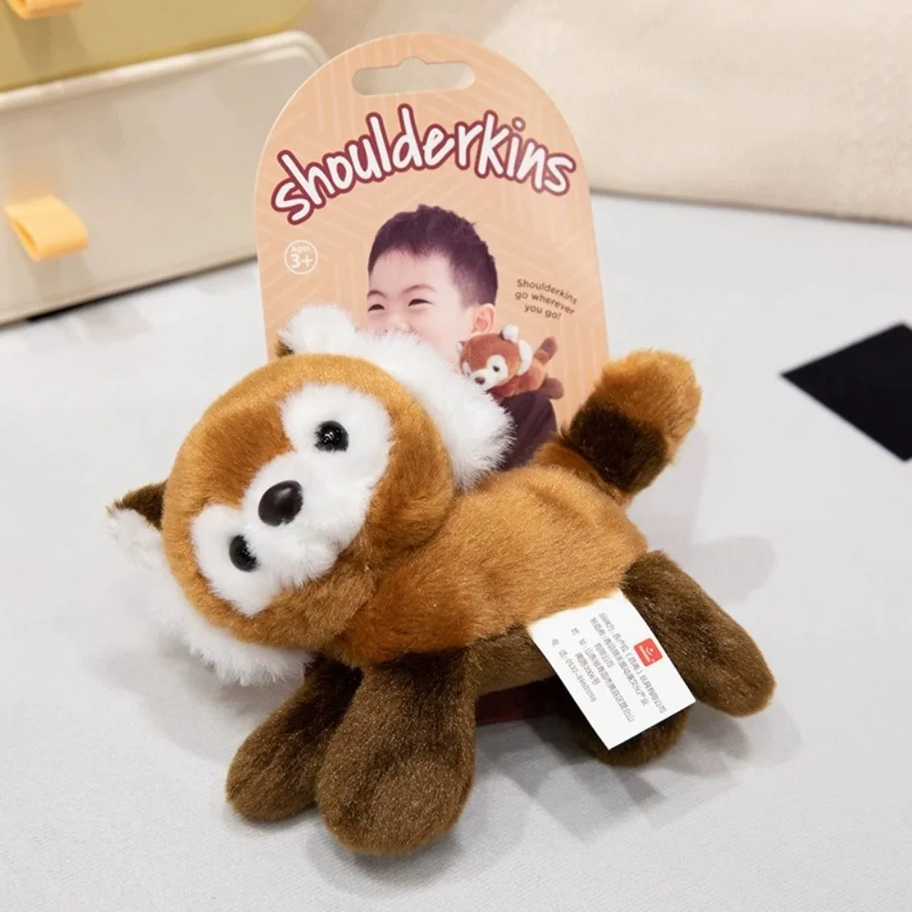 

Stuffed Dolls Shoulder Plush Toy Octopus/Tiger Panda Raccoon Standing Shoulder Animals Penguin Turtle Cartoon