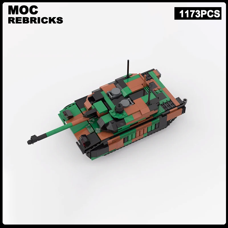 

Французская военная серия времен Второй мировой войны, основный боевой танк MOC, строительный блок, бронеавтомобиль, сборная модель, кирпичная игрушка, детский подарок на день рождения