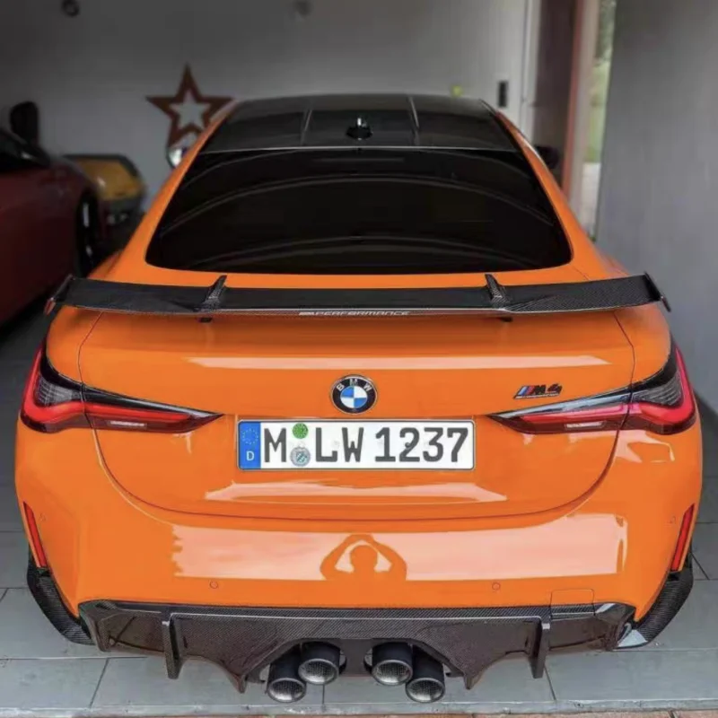 

For BMW G30 G90 M5 G20 G80 M3 G22 G82 M4 2018-Up GT Forging Carbon / Carbon Fiber Performance Trunk Highkick Trunk Spoiler Wing