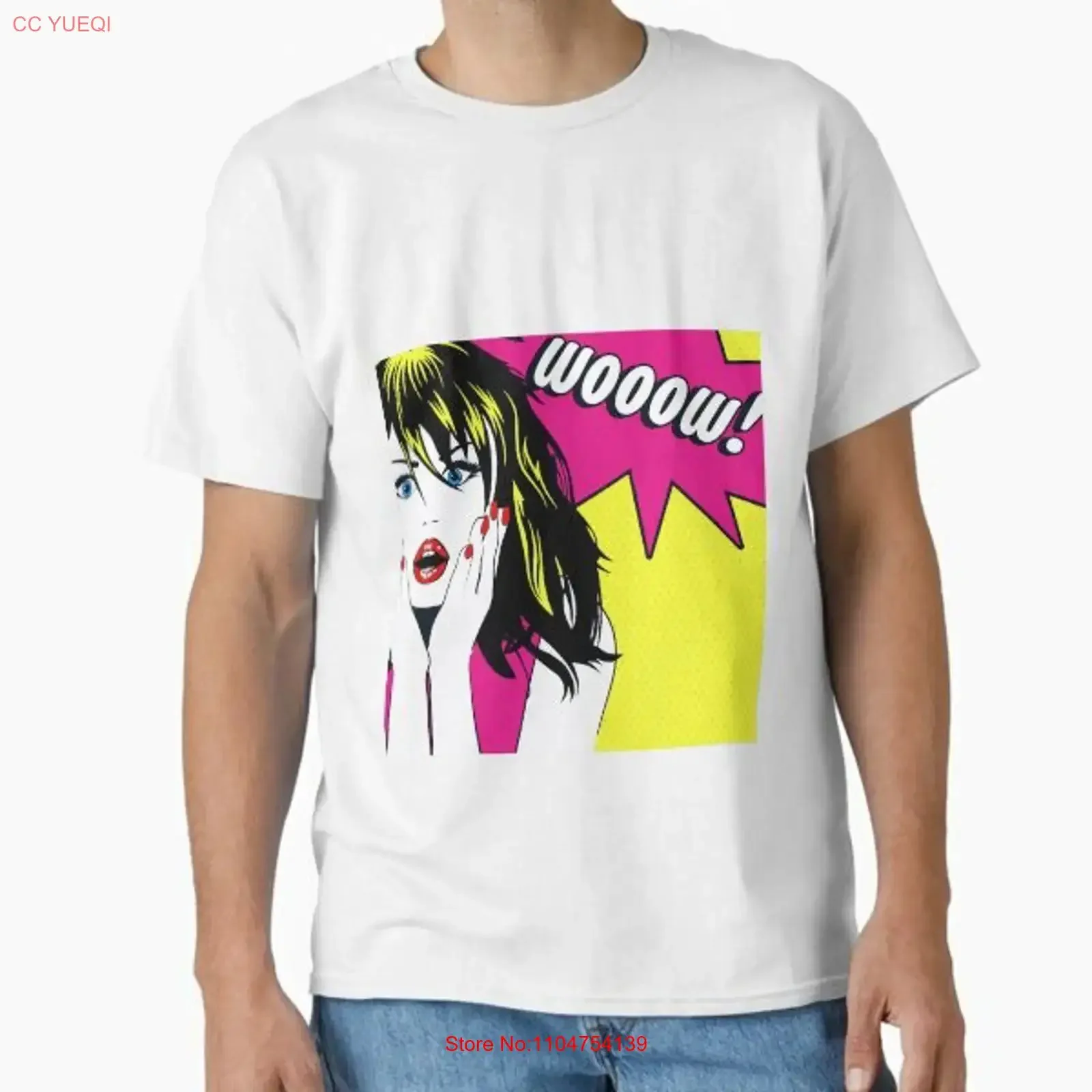 Camiseta Clásica Girl WooW Hecha en EE. UU. y Australia, Talla S-2XL, Estilo Vintage, Lavada, Suave, Elástica y Transpirable, para Uso Diario