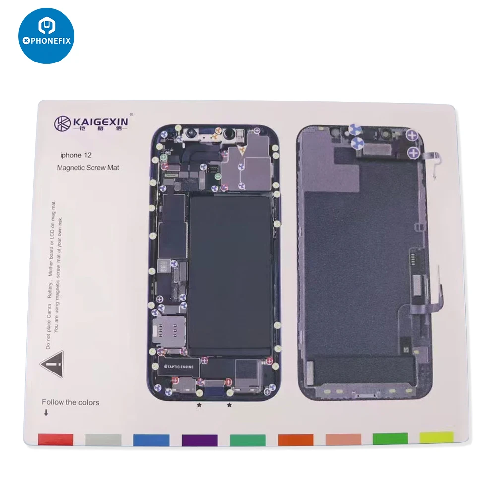 Profissional Mat Parafuso Magnetic para iPhone, Desmontagem Pad, Técnico de Reparação, 15, 14, 13, 12, 11, X, XS, MAX