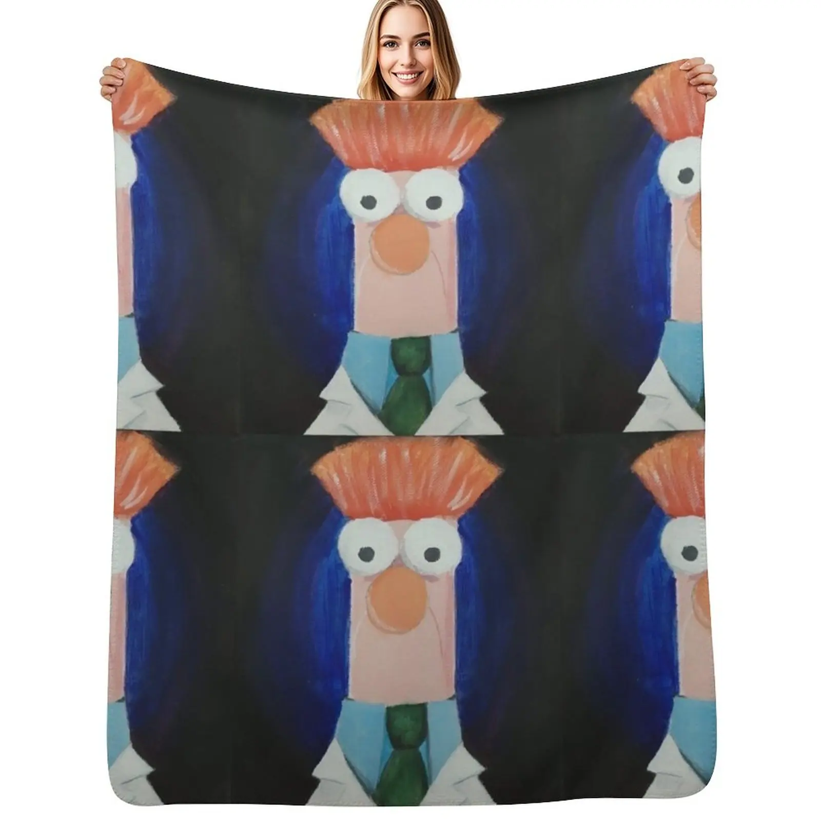 Beaker Throw Blanket Sofa Sofas Heavy funny gift blankets and throws Cute Blankets