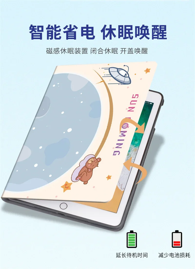 For Tablet Xiaomi Pad 5 Tablet Case mi pad 6 case For Redmi Pad SE Smart Cover Mi Pad 4 Plus Case 10.1 Tablet Shell Soft Leather