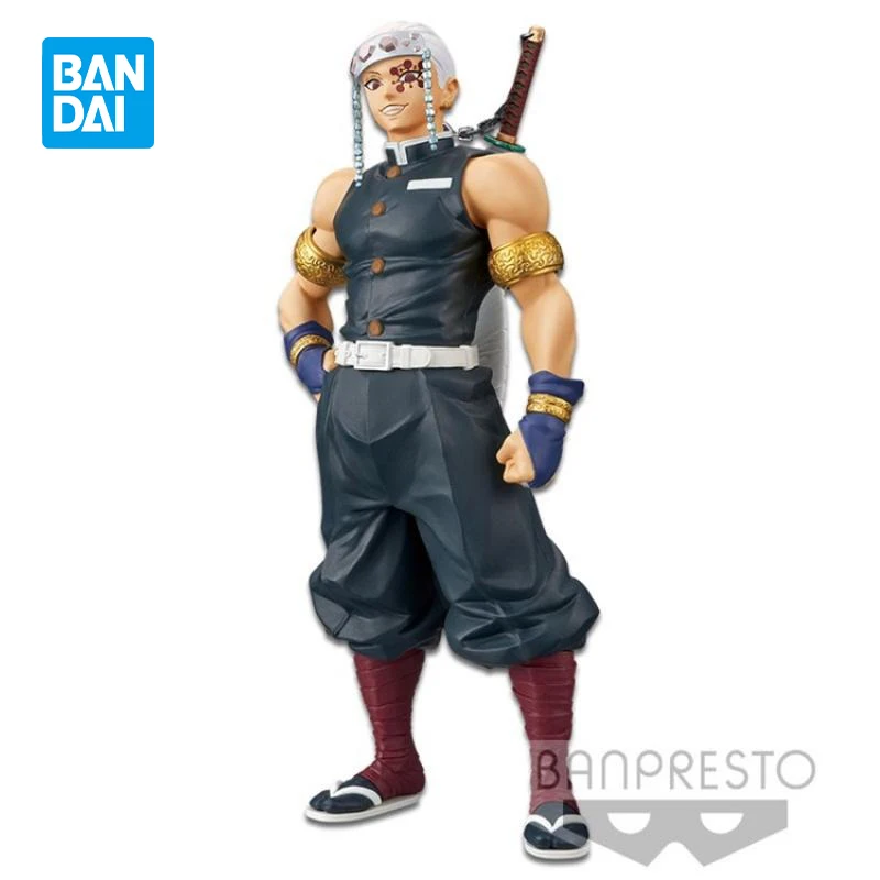 Originale BANDAI Banpresto Demon Slayer attrezzatura per il taglio Uzui Tengen PVC Anime Figure Action Figures Model Toys muslimb