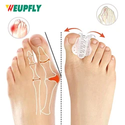 1Pair  Bunion Corrector & Toe Separator - Adjustable Big Toe Spacers for Overlapping Toes, Hallux Valgus Relief