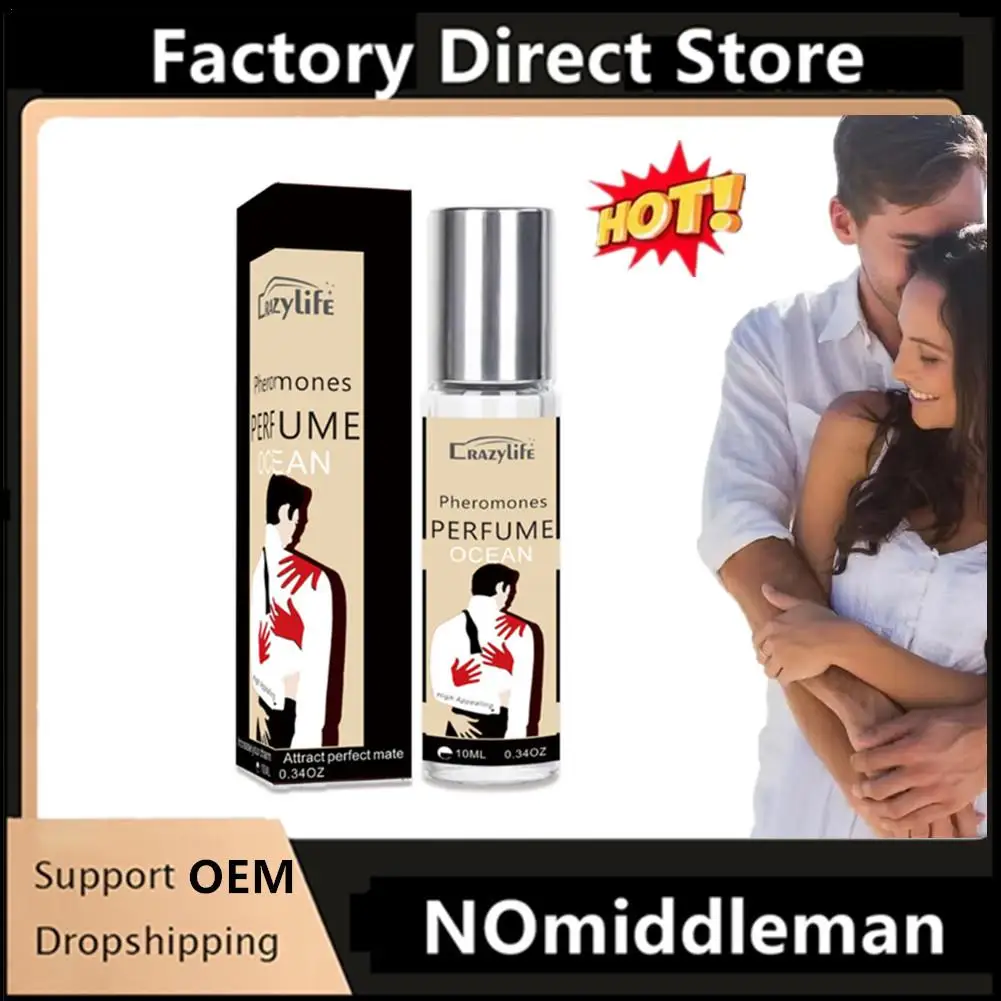 Sexuellement corporel portable pour hommes et femmes, parfum de phéromone pour attirer les hommes, parfum de flirt épaissi, rendez-vous, partenaire distributeur, sexe