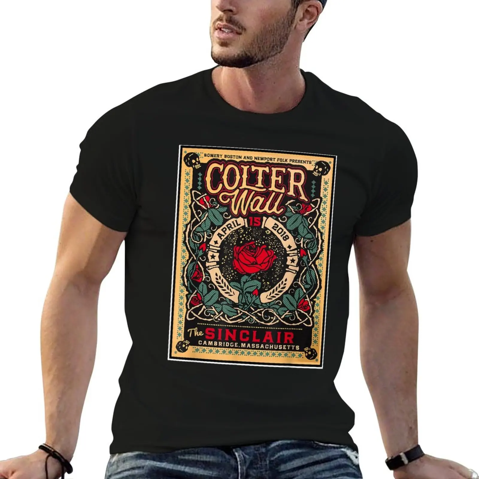 Graphic Colters Arts Wall Quote Music T-Shirt new edition vintage t shirts plain t shirts men