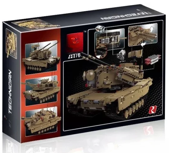 

1498 шт. Основный боевой танк Abrams M1A2 (M1A2 Abrams MBT) 20070, механический строительный блок, сборка кирпичей для детей