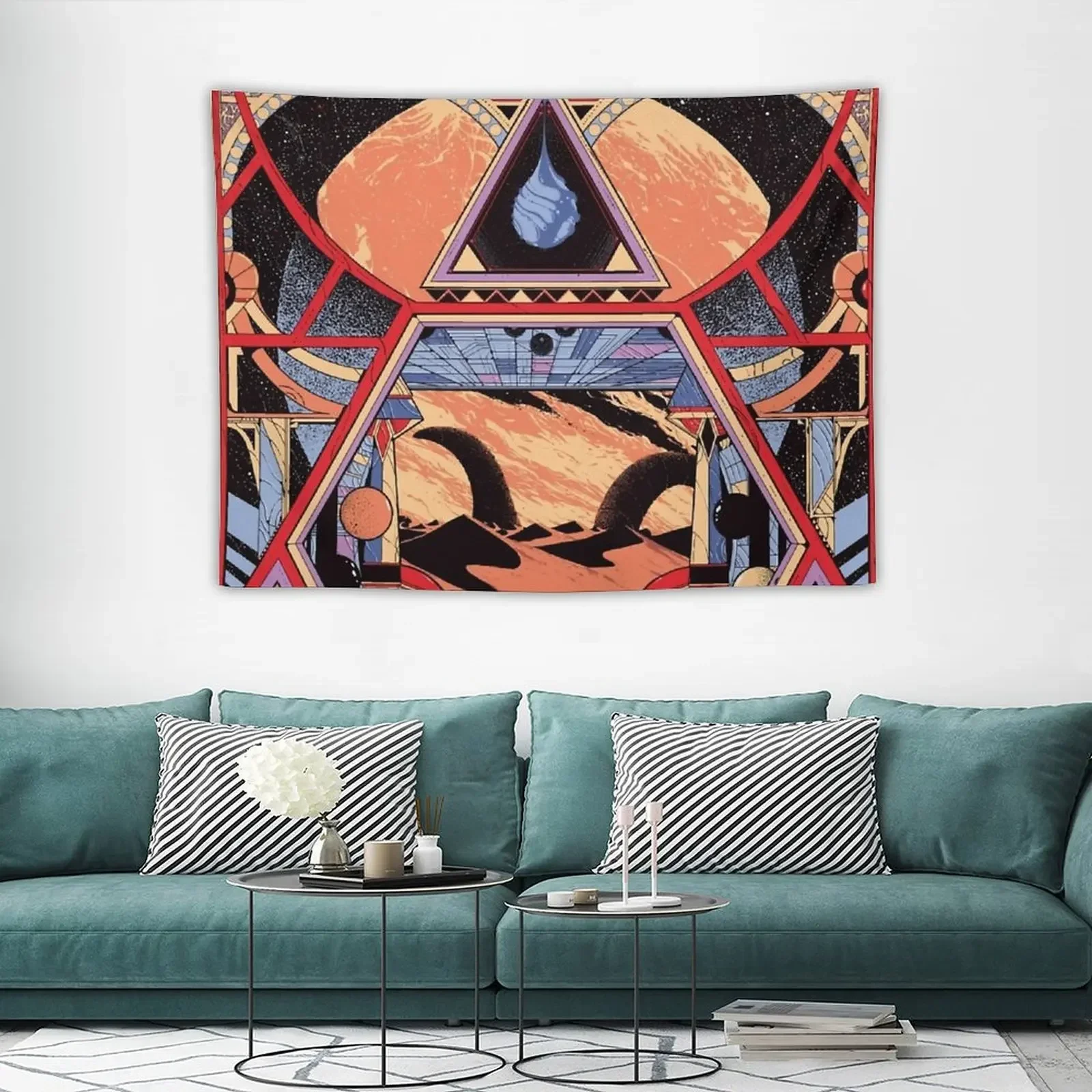 Jodorowsky's Dunes Tapestry Room Decor Estetyczny wystrój sypialni do sypialni Anime Decor Tapestry