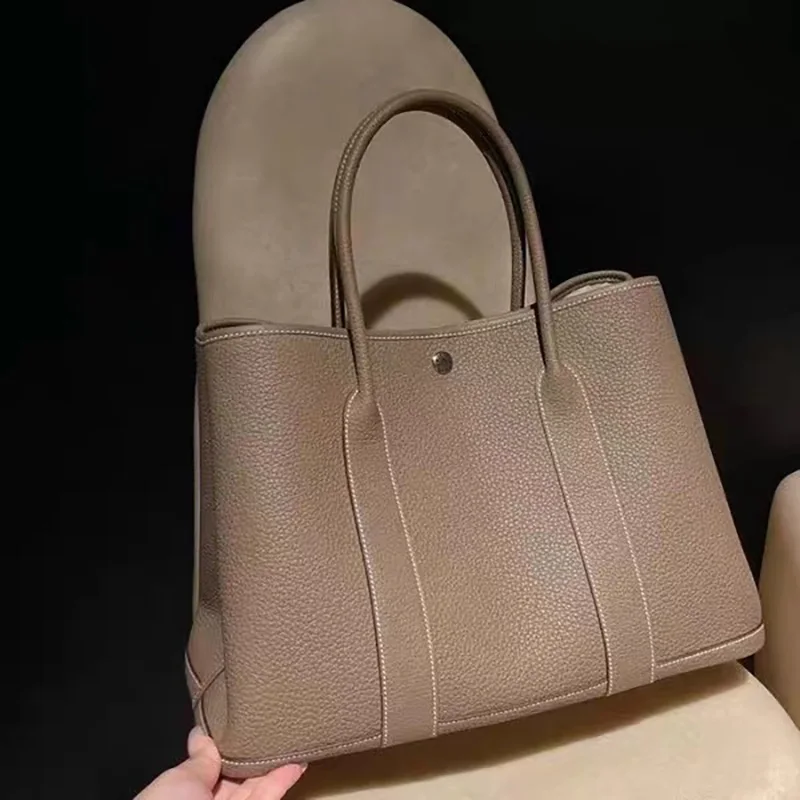 Fotografia 7: Bolsas femininas de couro sacola para compras bolsa de mão fashion