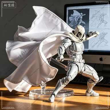 

Special OfferKaiyodo Revoltech Yamaguchi No.178 Action Figure Moon Knight Set Garage Kit Mechanical Knight Action Figure Collect