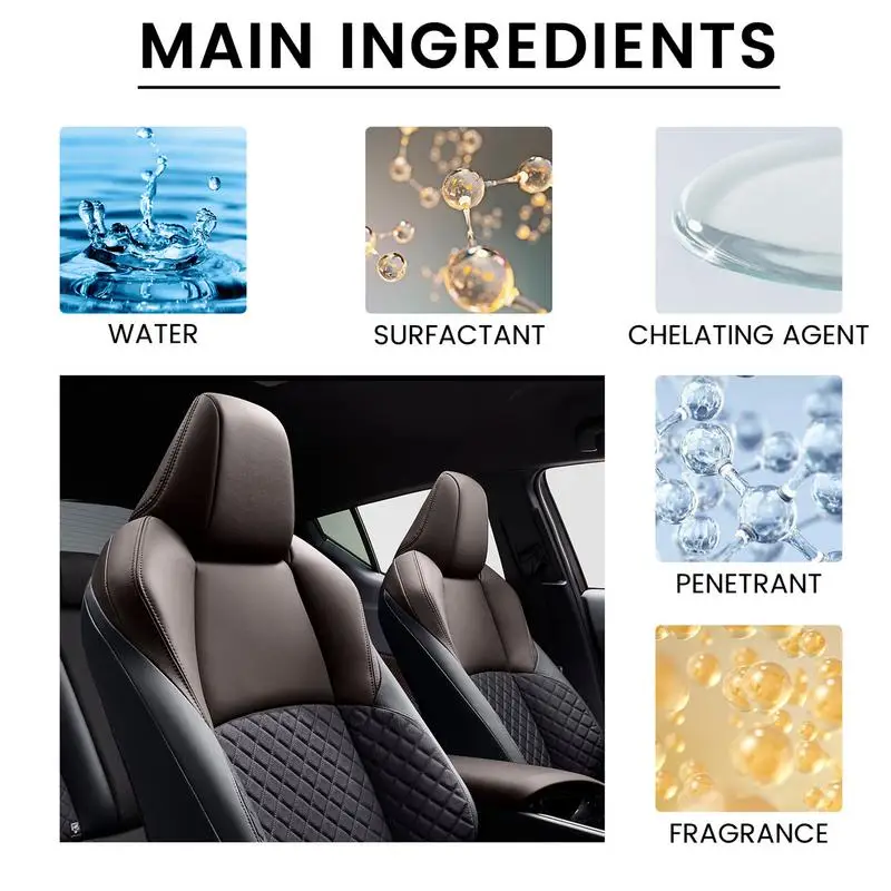 Car Interior Cleaner 120ml Leather Cleaner Anti-UV Convenient Leather Care Kit For Car Interiors Leather Apparel Furniture