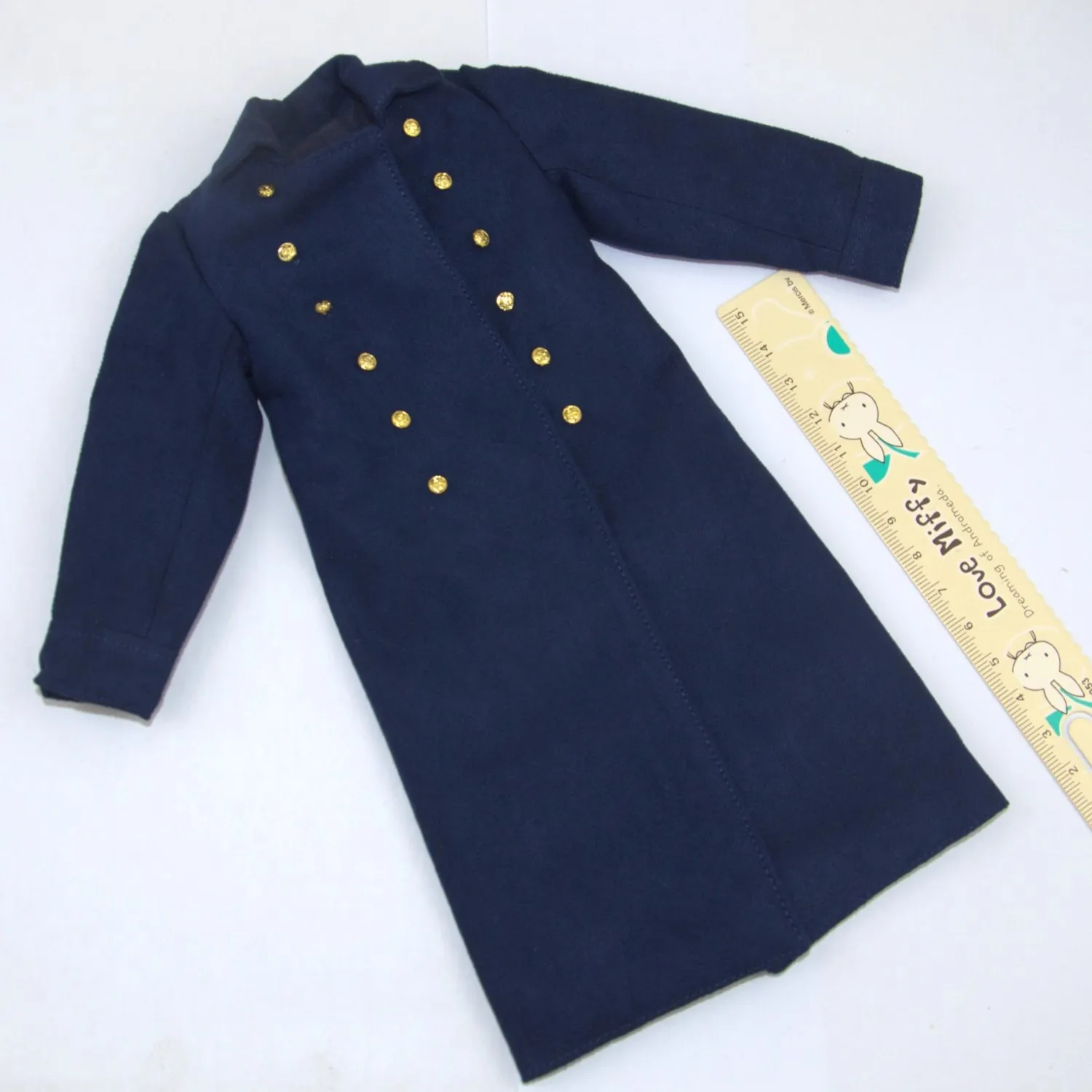 

BROWN ART 1/6 Clothing Napoleon Guards Standing Collar Double Breasted Coat Jacket Model For 12'' Action Figure Body In Stock