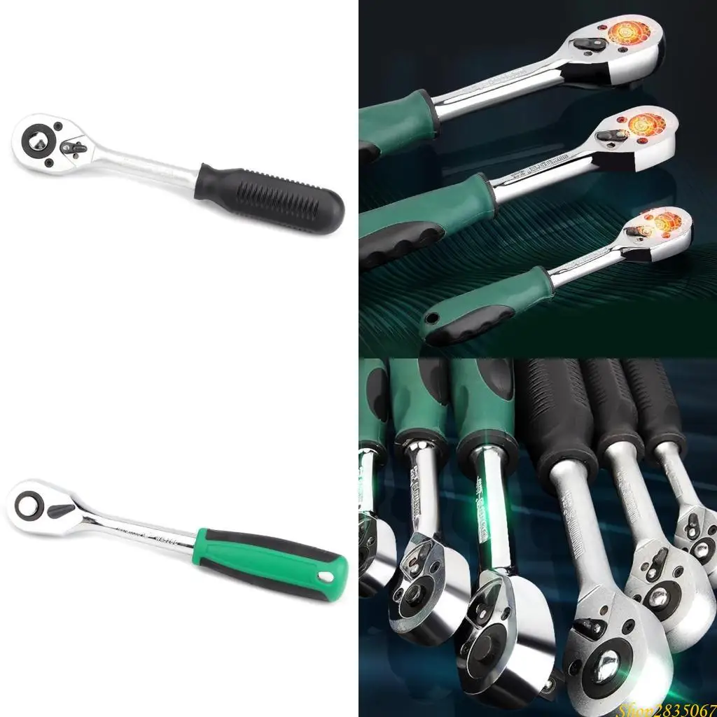 

Mini 1/4" 3/8" Ratchet Wrench Quick Socket Ratchet Wrench Screwdriver 831F