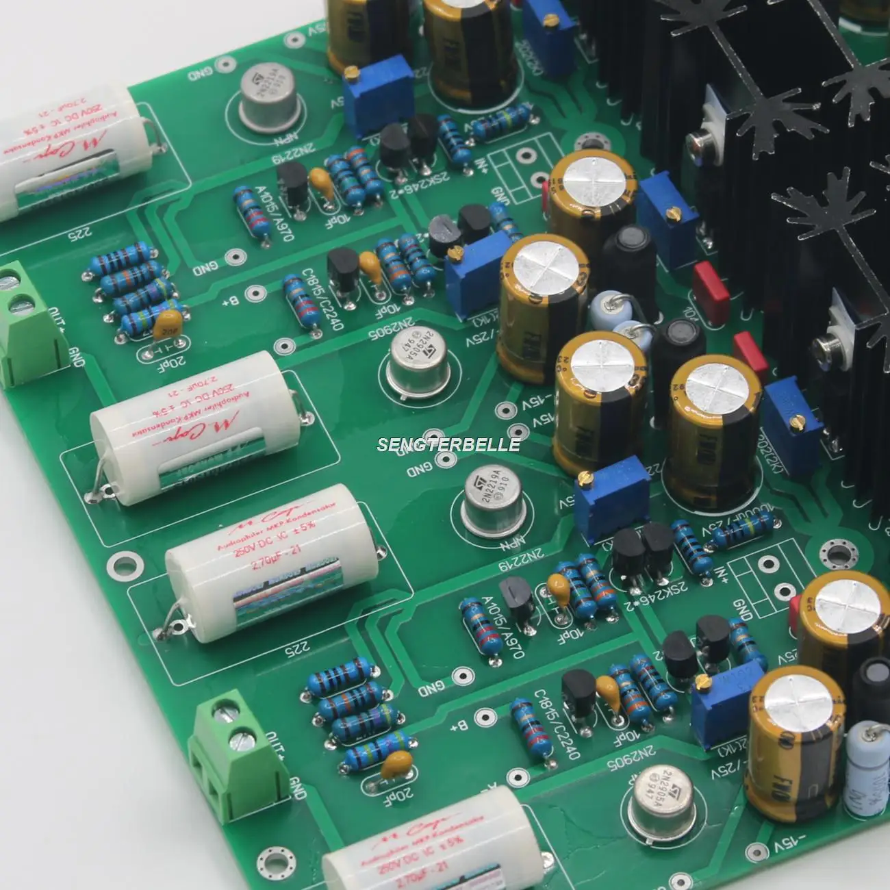 HiFi  Upgrade Class A Stereo Preamplifier Board Kit Gold Seal Preamp Board Base On Mark JC2 Circuit