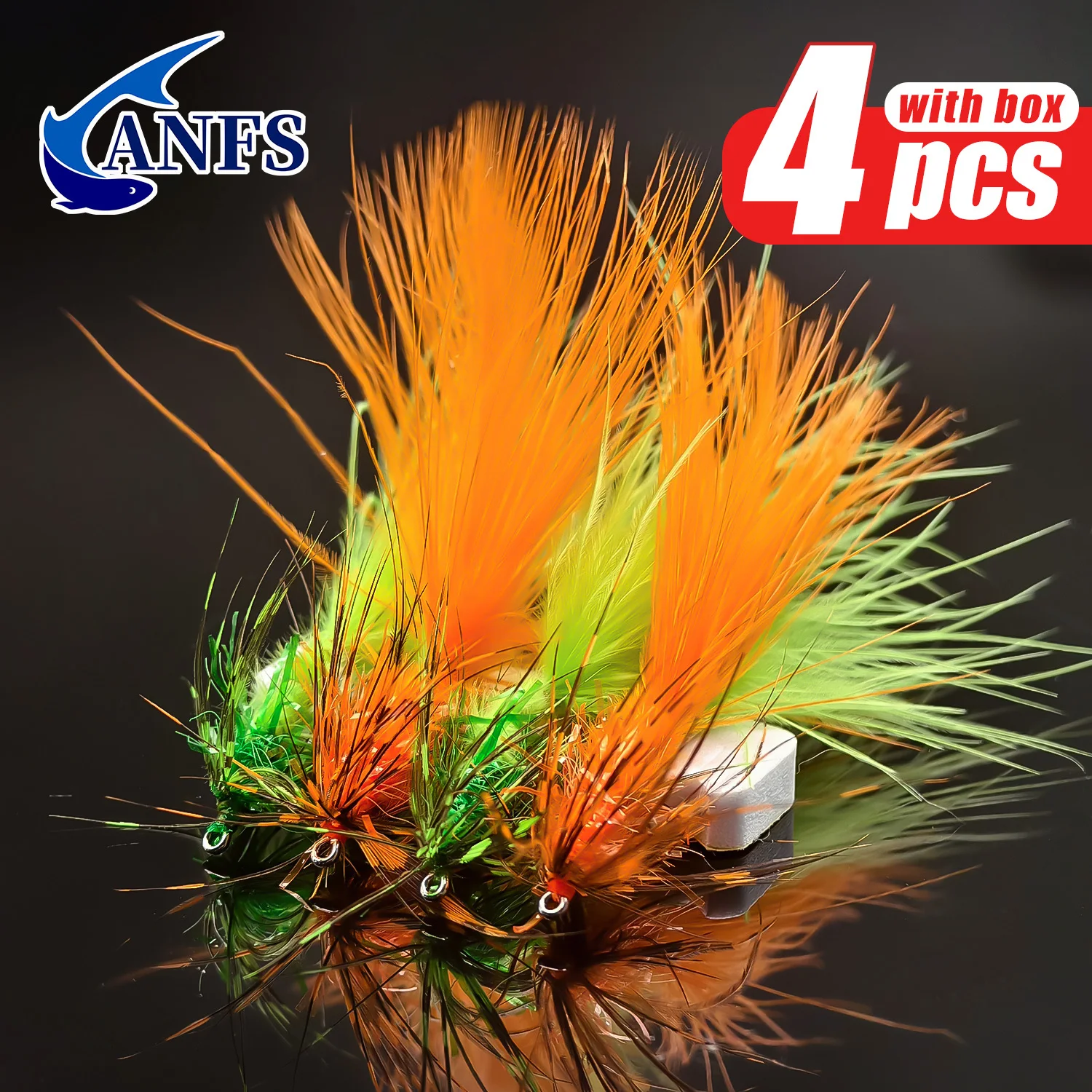 Woolly Bugger ANFS – Moscas streamer con caja de transporte - imagen 5