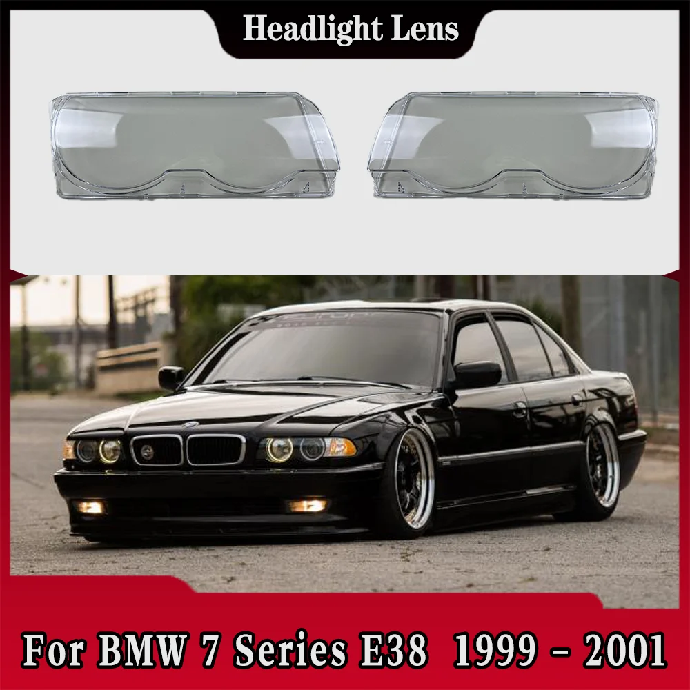 

For BMW 7 Series E38 728 730 740 750 1999 2000 2001 Car Front Headlight Cover Lampshade Lampcover Caps Headlamp Shell