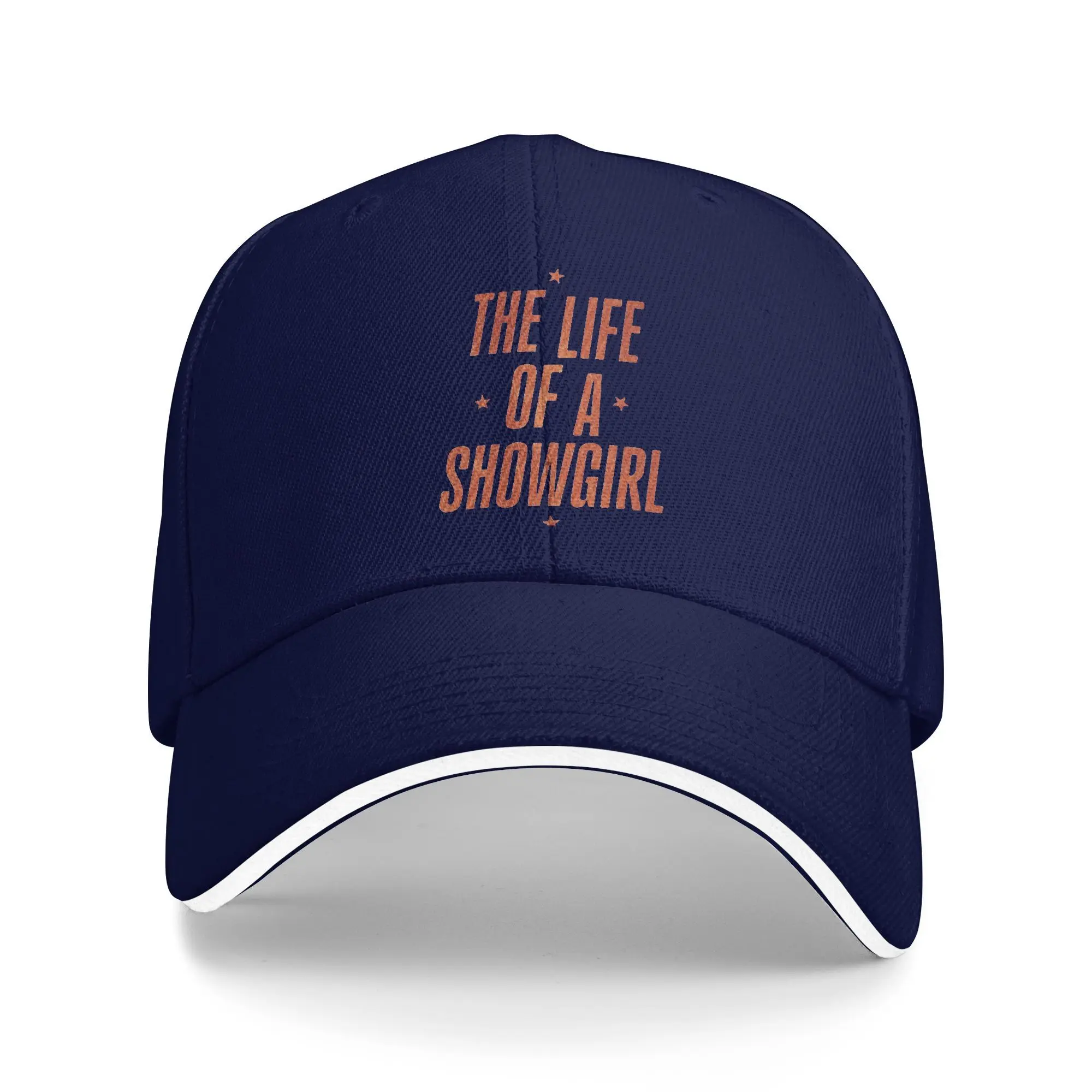 

Men Women The Life of A Showgirl Hats Trendy Baseball Cap 2025 New Album Snapback Hat Daily Headewear Adjustable Fit