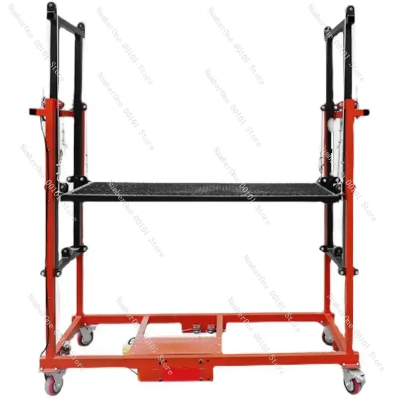 Electric scaffolding remote control construction site construction climbing home decoration mobile folding lifting platform