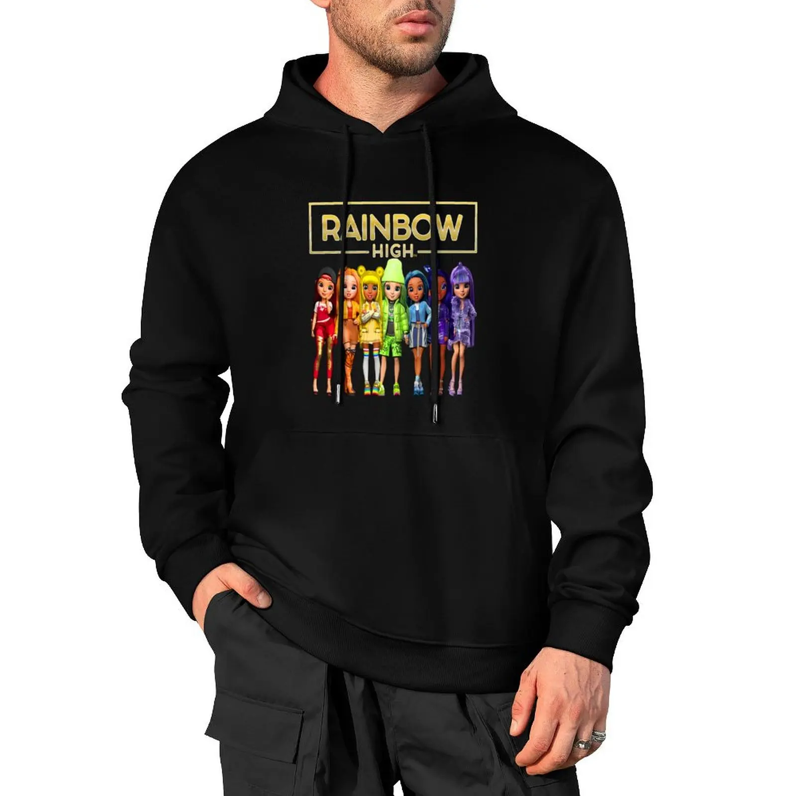 

Rainbow High Gift For Fans rainbow high dolls rainbow high characters Pullover Hoodie winter clothes men wear hoodie oversize