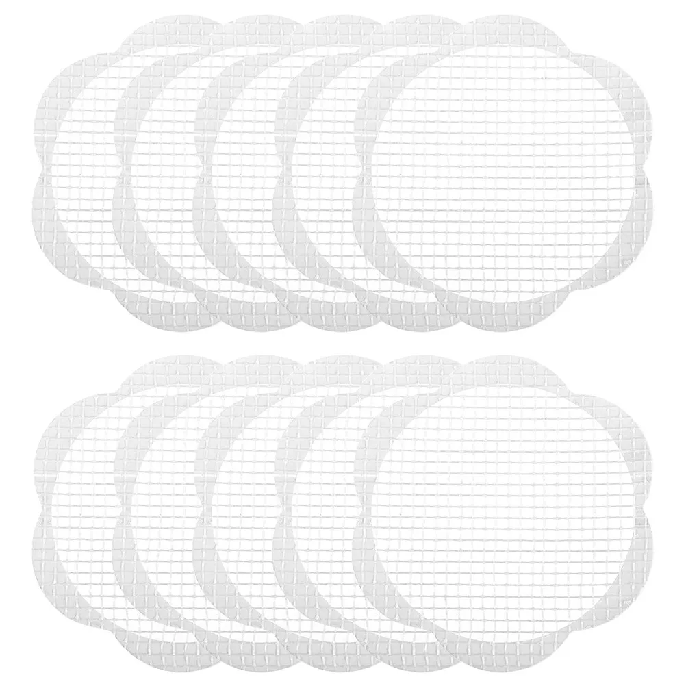 

10 шт. одноразовых наклеек-фильтров для напольных сливов, защита от засоров, для ванной комнаты, канализационный фильтр, защита дренажных отверстий, клейкая сетка