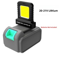 Power Tool Accessories LED Work Light for Makita for Milwaukee for Dewalt for Bosch for Dayi Lomvum Zhipu 18V-21V Li-ion Battery