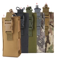 Outdoor Hunting Tactical Water Bottle Bags 600D Nylon Kettle Cover Hanging Waist Pouch Shooting Hiking Climbing Holder