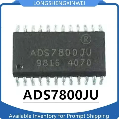1PCS ADS7800JU ADS7800 Package SOP24 New Original 12 Bit ADC Analog-to-digital Converter in Stock