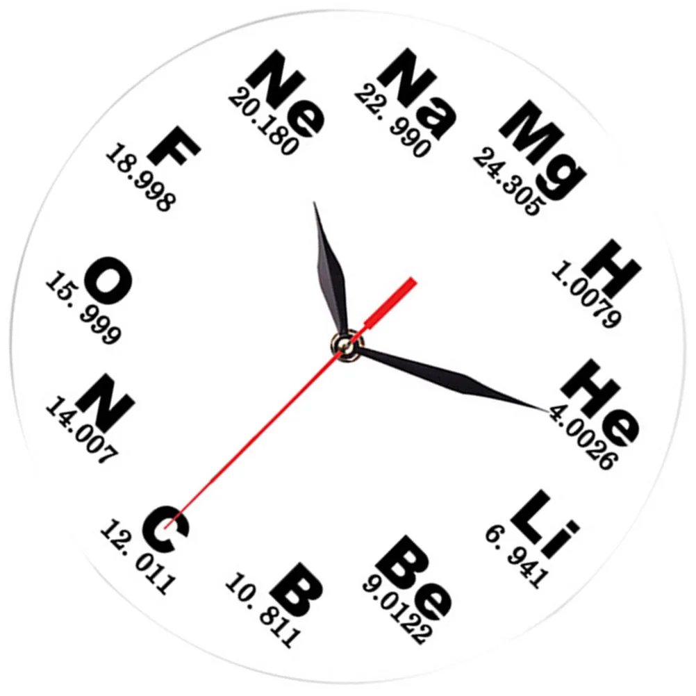 

Silent Quartz Wall 12 Inch White Background Black Numbers Modern Decorative Clock for Living Room Bedroom Home Decor Supplies