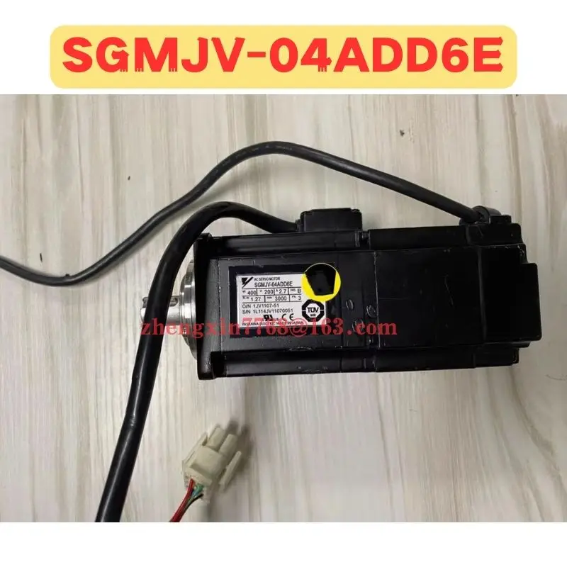 Used Servo Motor SGMJV-04ADD6E SGMJV 04ADD6E Normal Function Tested OK