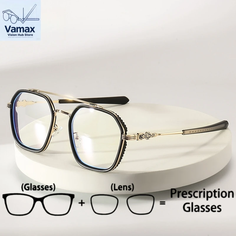 

VAMAX Punk TR90 Frame Prescription Glasses Women Men Fashion Eyewear Optical Glasses