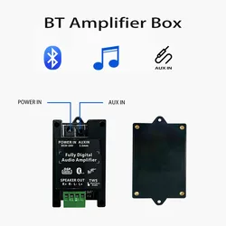 Audio bluetooth Amplifier module TWS Stereo AUX Background Music Amp DIY passive speakers louderspeaker