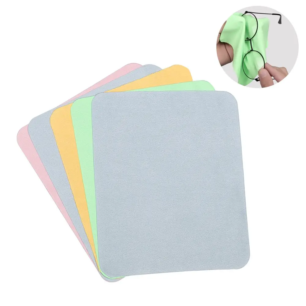 بسيطة 5 قطعة/الحزمة ستوكات ملحقات كاميرا الكمبيوتر شاشة نظيفة القماش نظافة عدسة تنظيف مسح الملابس