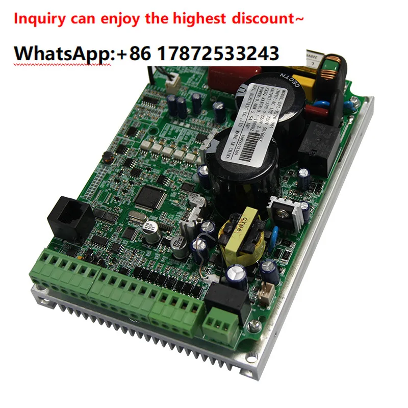 Single phase 220V input, three-phase 220V output, heavy-duty bare metal frequency converter 0.4 0.75 1.5 2.2KW