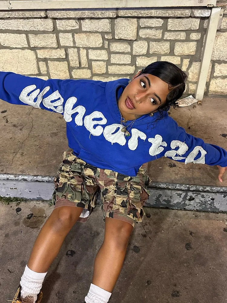 جديد الخريف والشتاء Y2K Harajuku الهيب هوب هوديي ، القوطية ملابس رياضية عصرية غير رسمية ، هوديي زوجين عبر الحدود #2