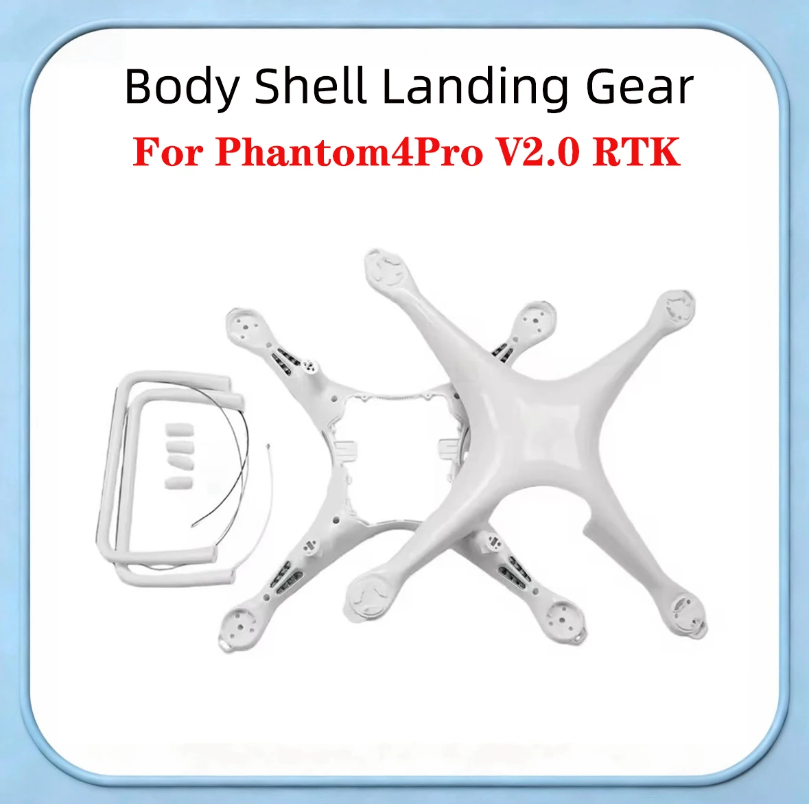 Carcasa de Repuesto para DJI Phantom 4 PRO/4ADV, Cubierta Superior, Marco Central, Tren de Aterrizaje, Piezas de Reparación para Phantom 4 Pro