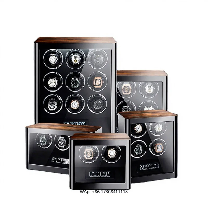 

Luxury Watch Automatic Watch Winder Touch Screen + Remote Control Key to Unlock the Watch Case Storage Box