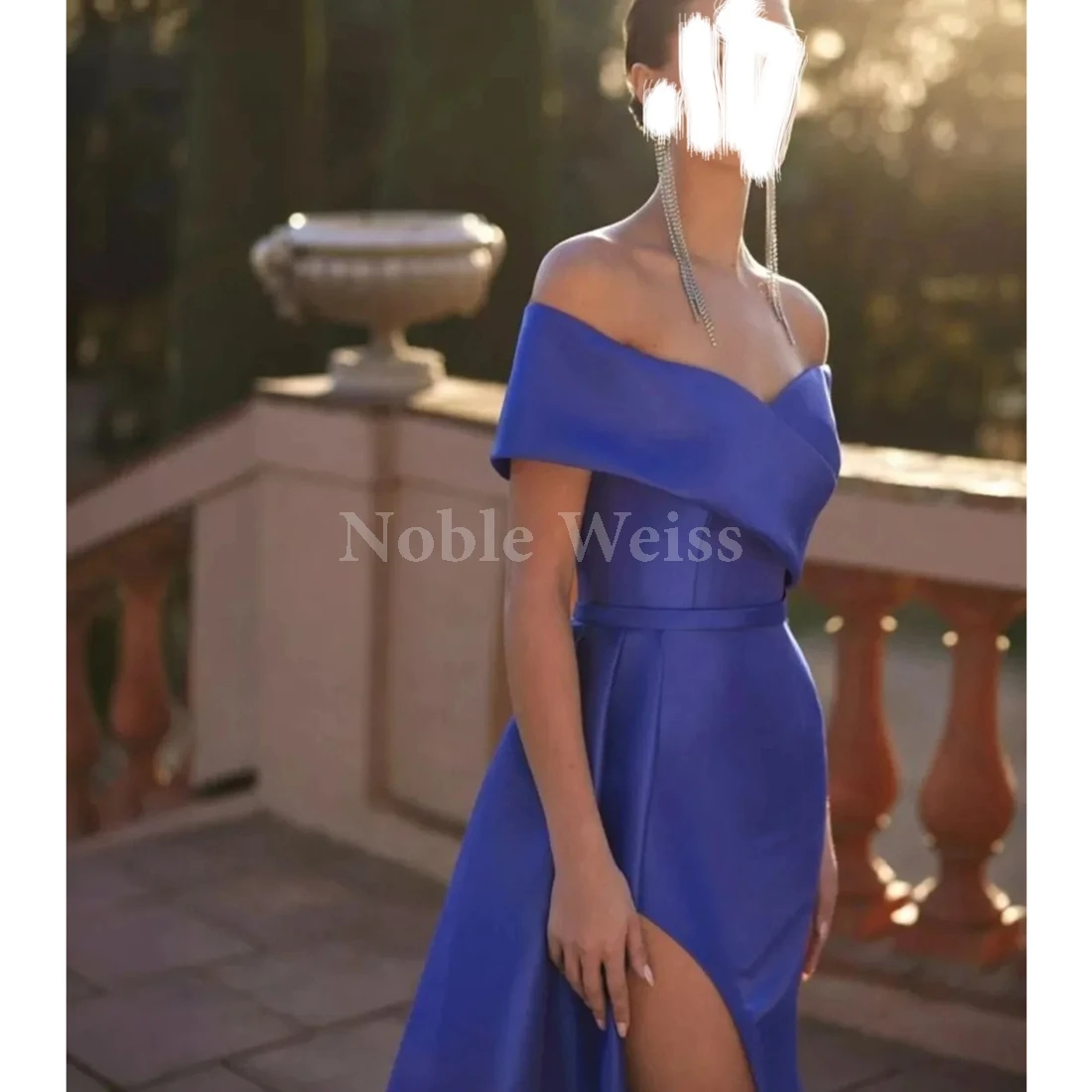 Атласное вечернее платье с открытыми плечами и плиссированным платьем для выпускного вечера русалки на заказ