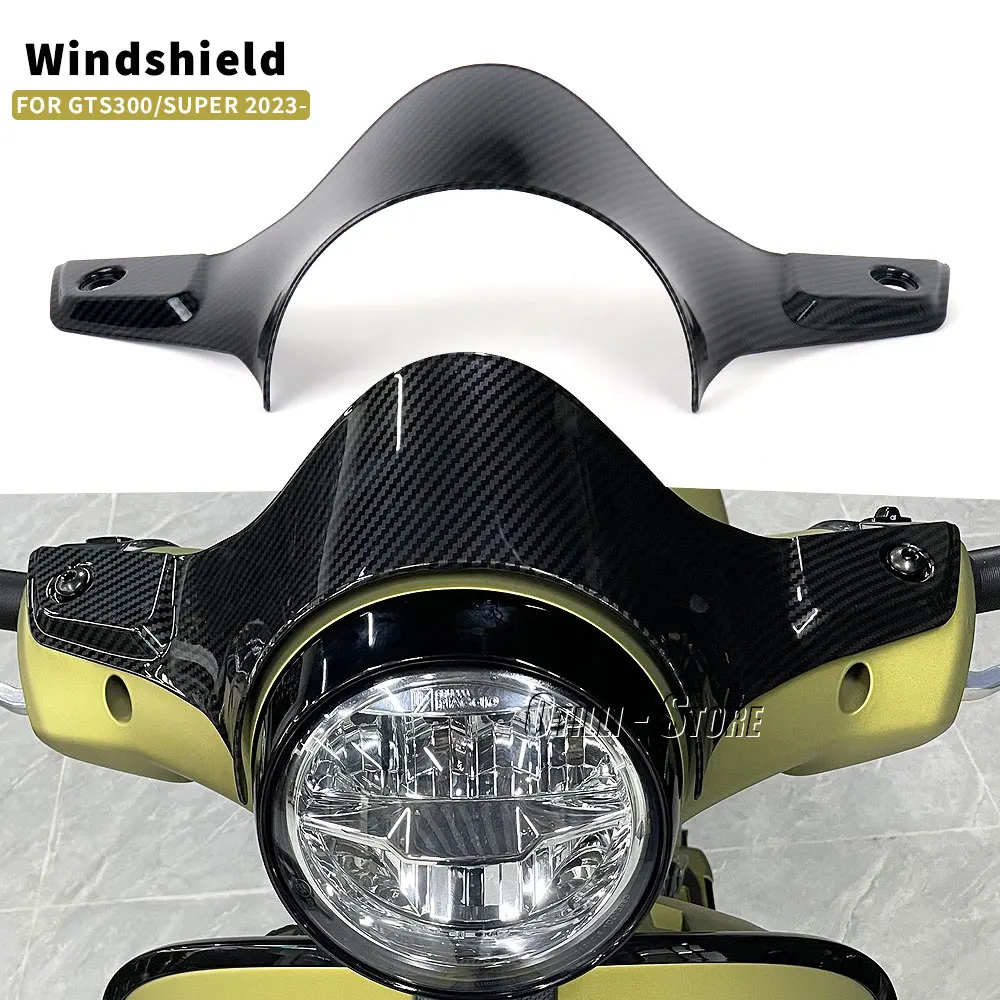 New For Vespa GTS 300 gts 300 Super GTS300 2023 2024 Motorcycle Accessories Sports WindScreen Windshield Visor Deflector