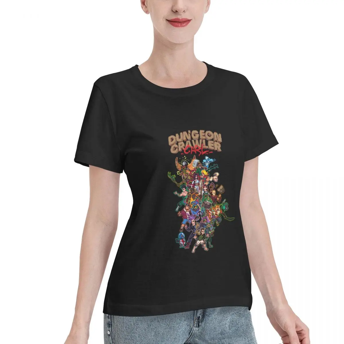 Reliable Item Dungeon Crawler Carl - Crawlers Unite Oversized Women's T-shirt Fairycore Wholesale Blank Tee