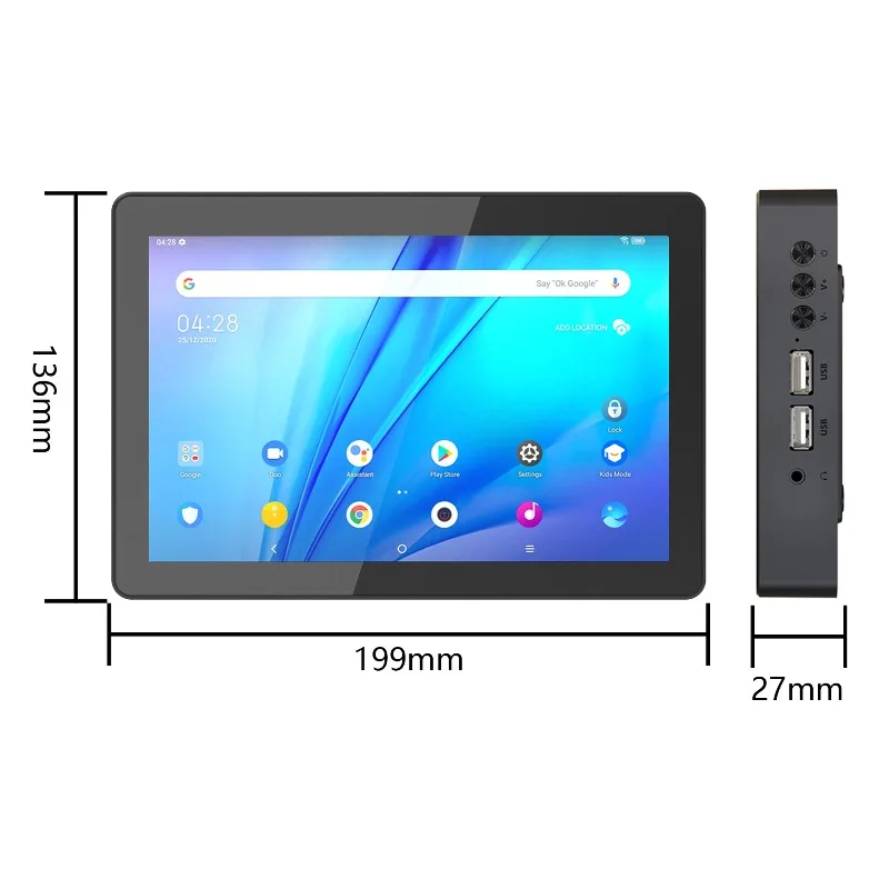 

Touch industrial control all-in-one machine, computer embedded advertising machine