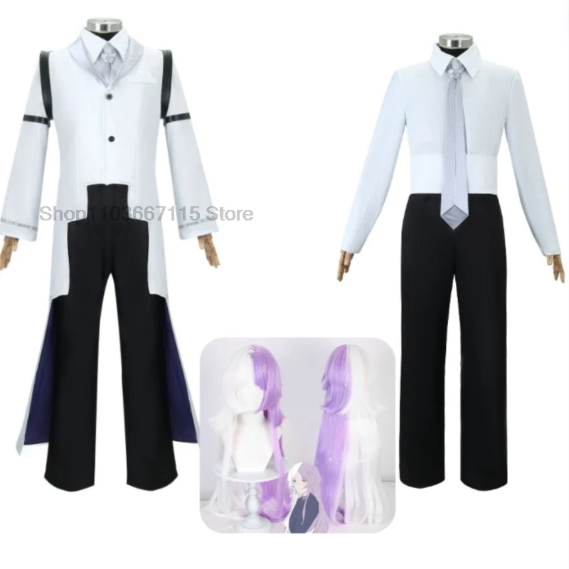 Sigma Cosplay Costume Anime BSD 4th Sigma Trench Uniform Suit For Halloween Comic Con Sigma Outfits