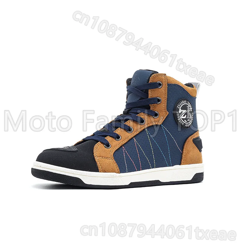 

Мотоциклетная обувь для верховой езды на четыре сезона B1, ботинки для локомотива, летние дышащие ботинки с защитой от падения, рыцарское снаряжение, обувь для шоссейных гонок