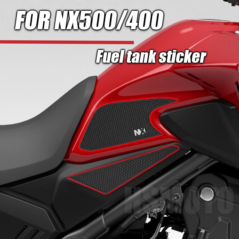 Motorcycle fuel tank pad protector sticker decal fuel tank knee pad for NX 500 nx500 NX400 nx400 2023 2024 Fuel tank sticker